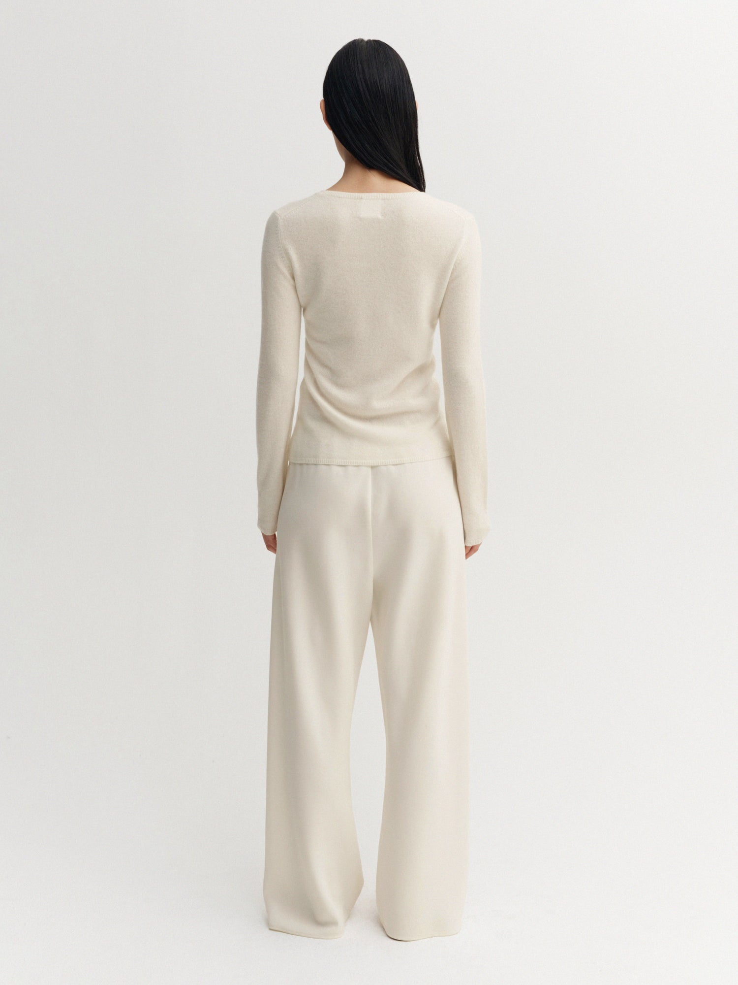 Awa Crewneck Sweater, cream