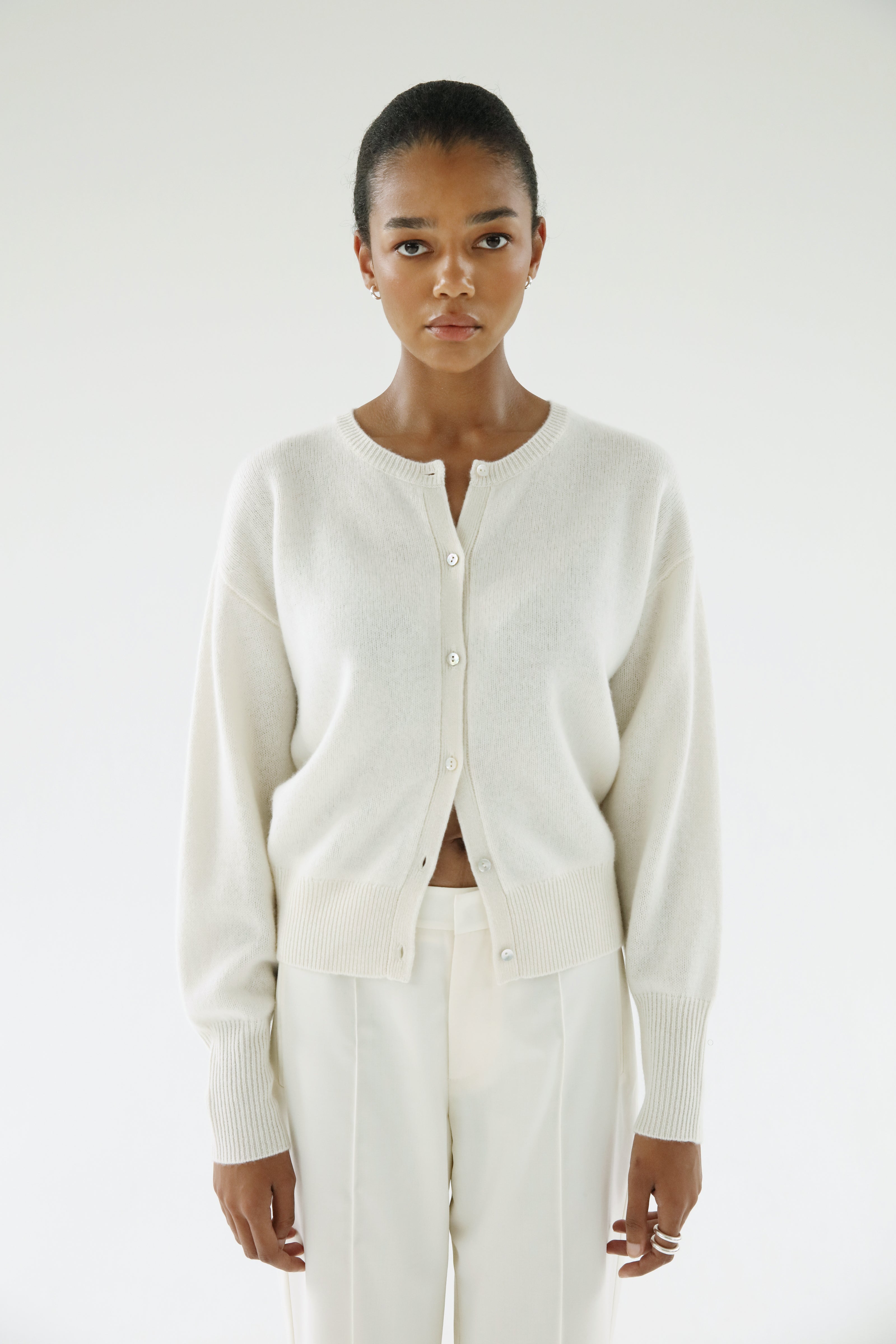 Coco Cardigan cream ALMADA LABEL