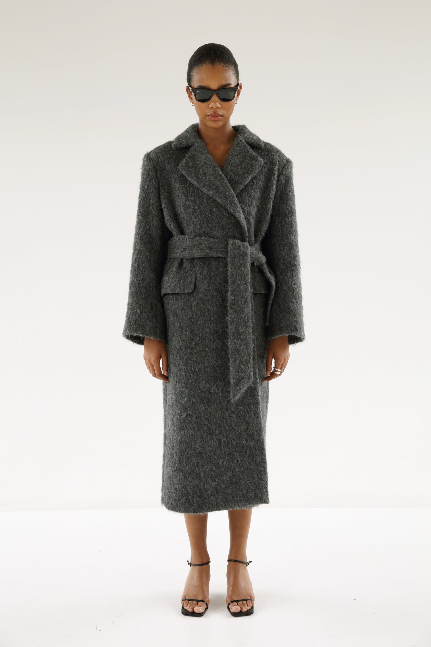 Ivy Coat, dark grey – ALMADA LABEL