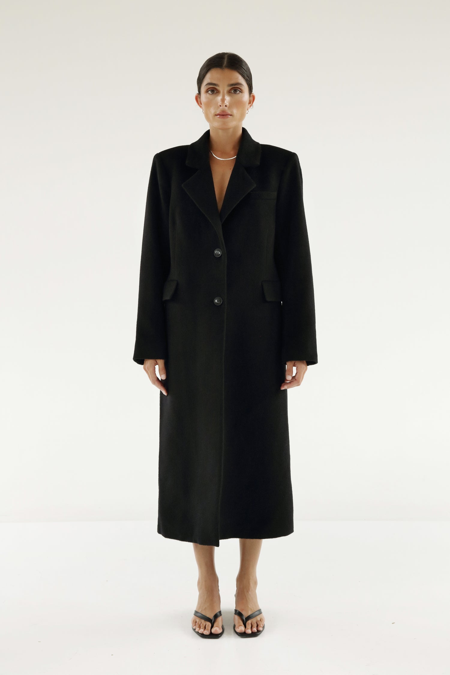 Felicia Tailored Coat, black