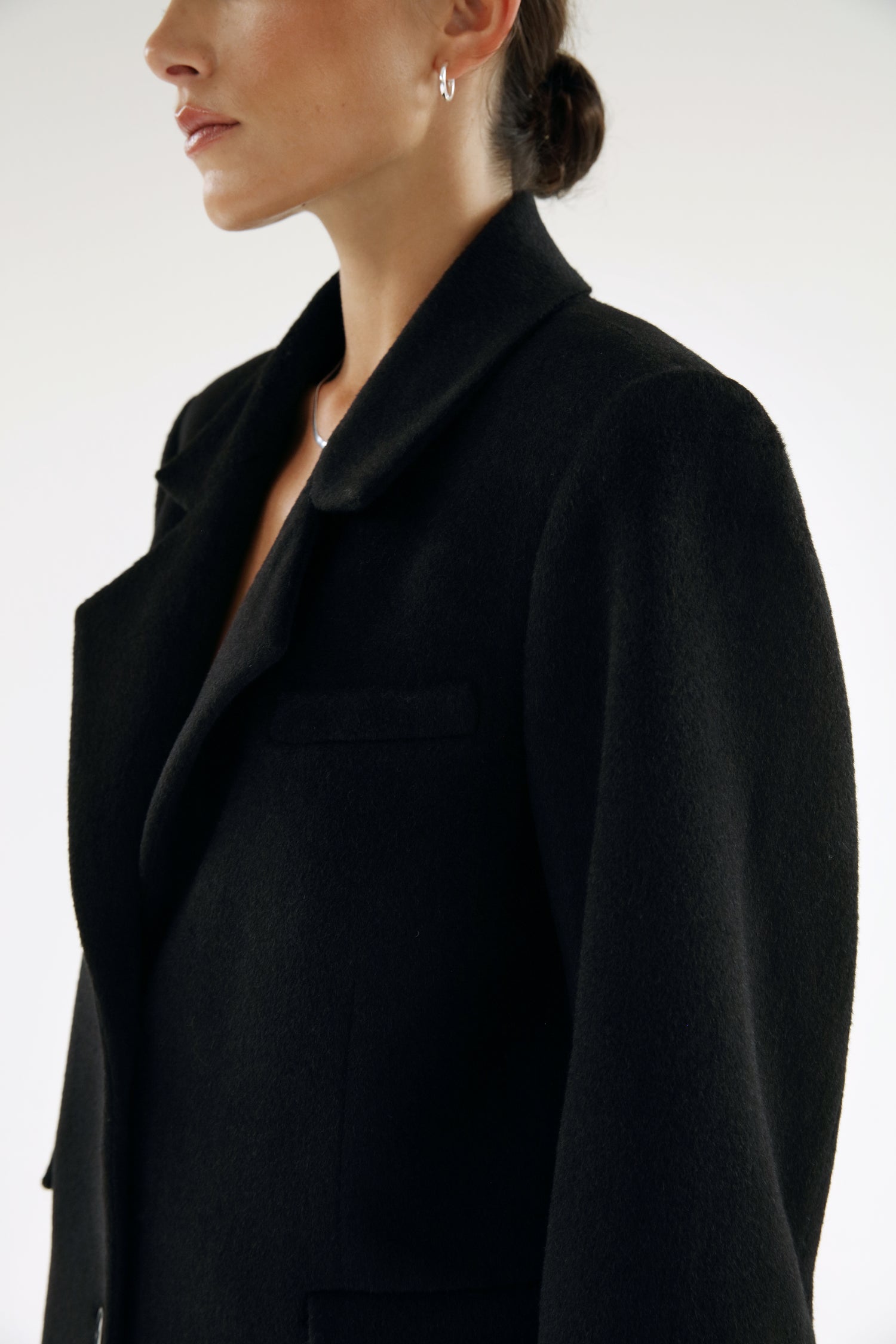 Felicia Tailored Coat, black