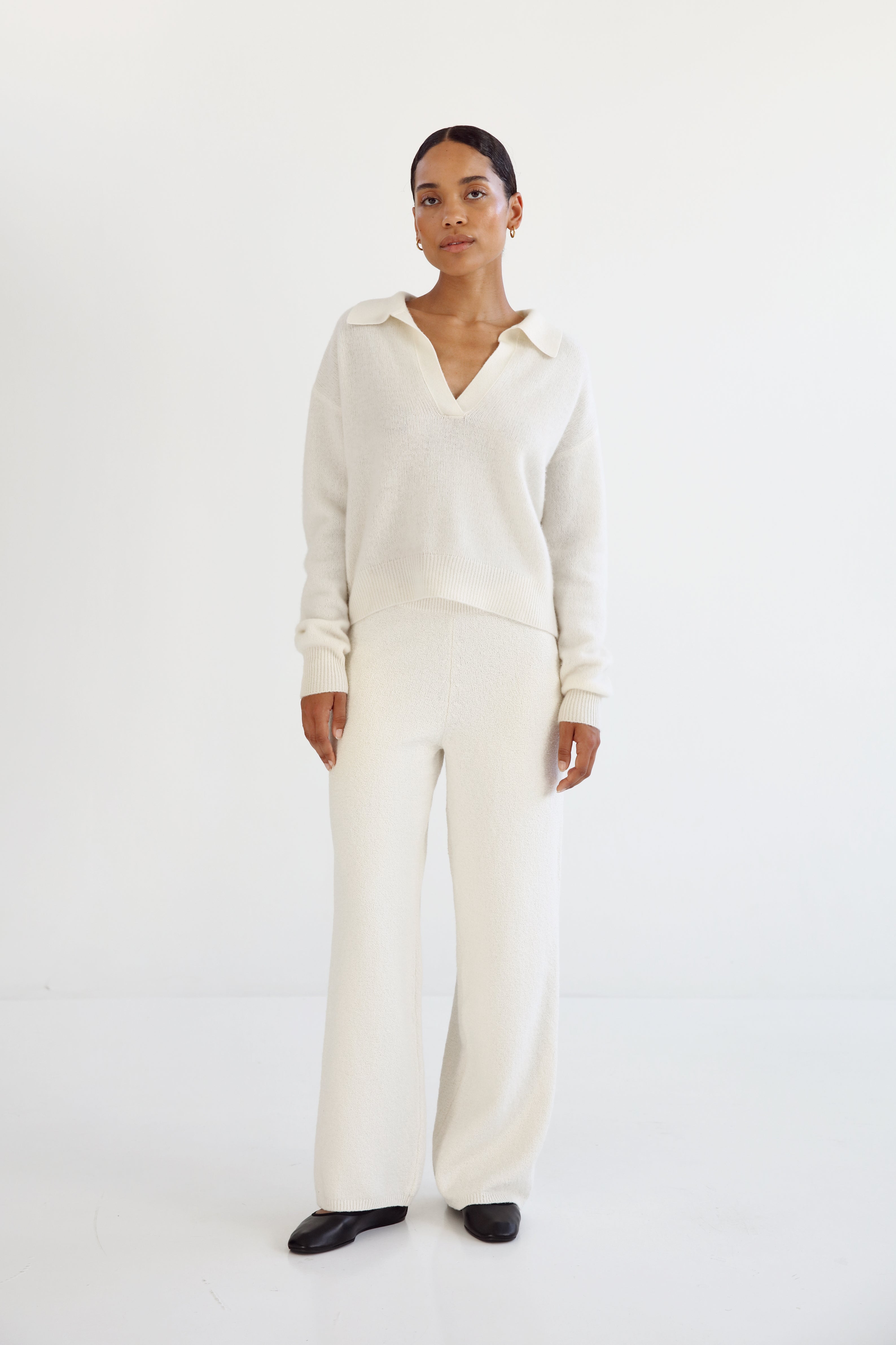 Cream Aliya Sweater Top main image 0