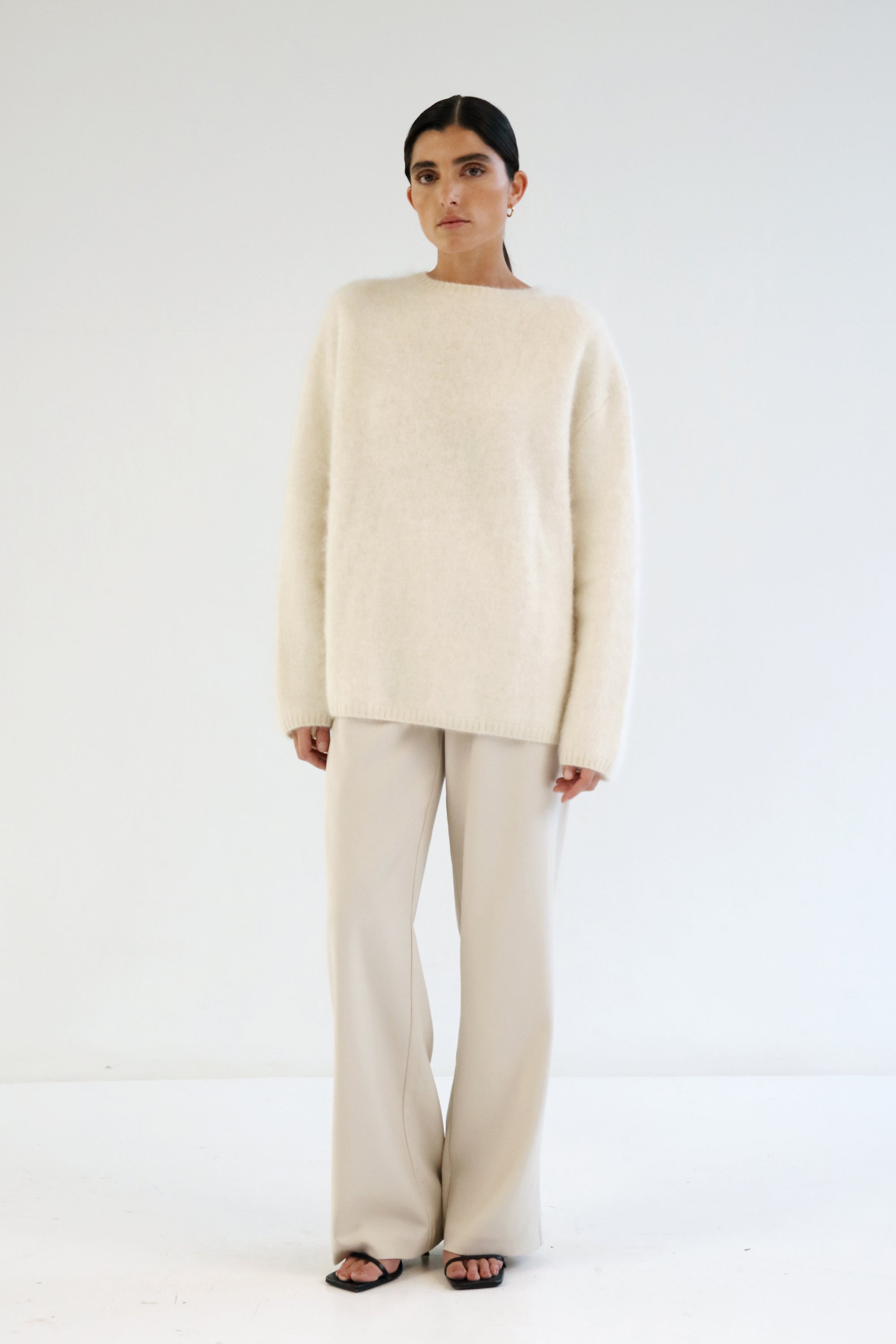 Cream cashmere hot sale sweater