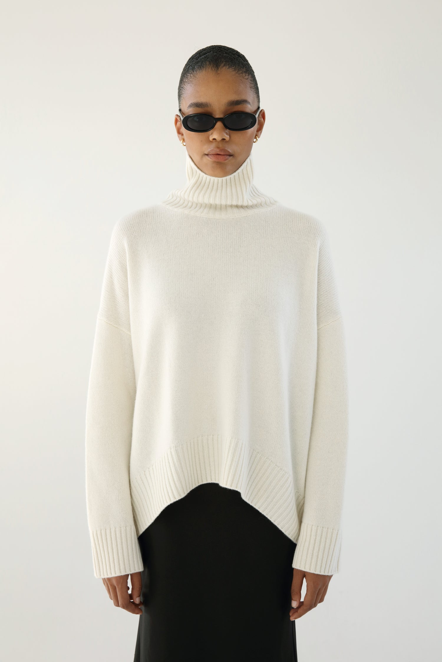 Kia Turtleneck Sweater, cream