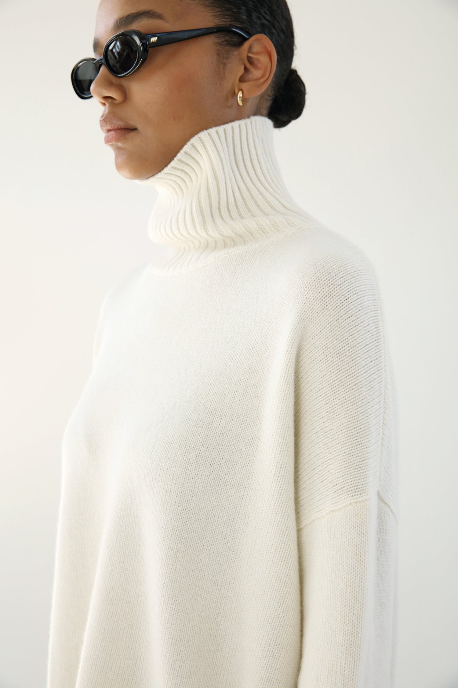 Kia Turtleneck Sweater, cream