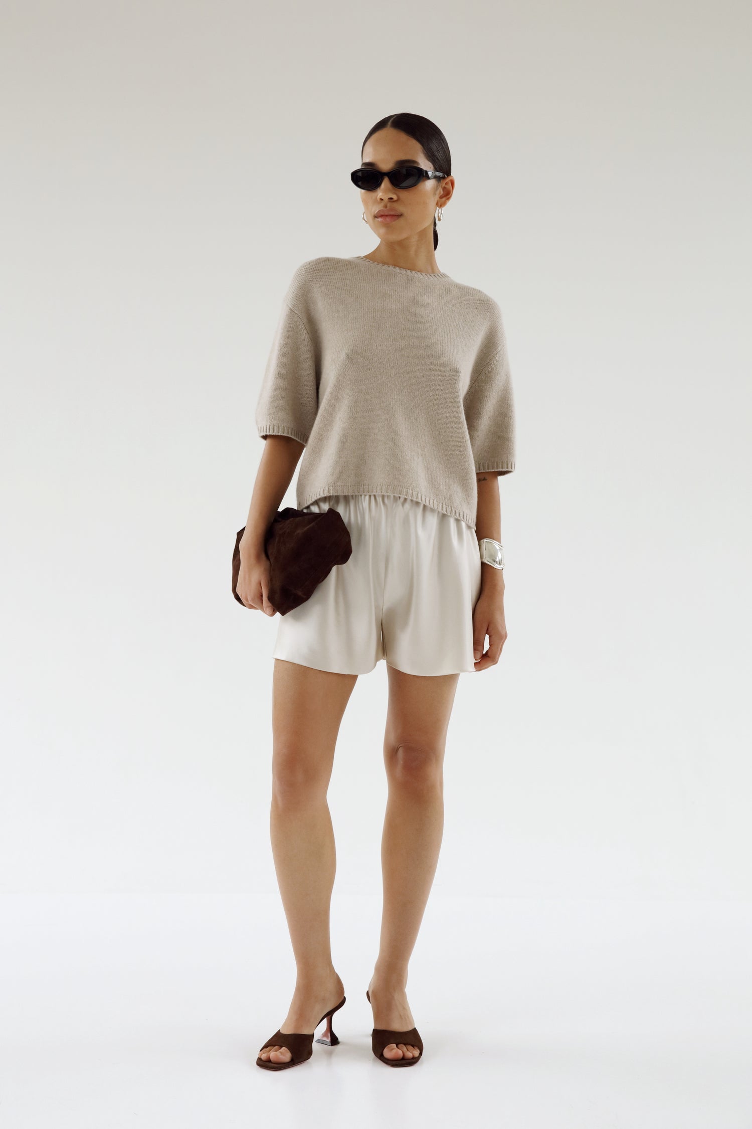 Fei T-shirt, taupe