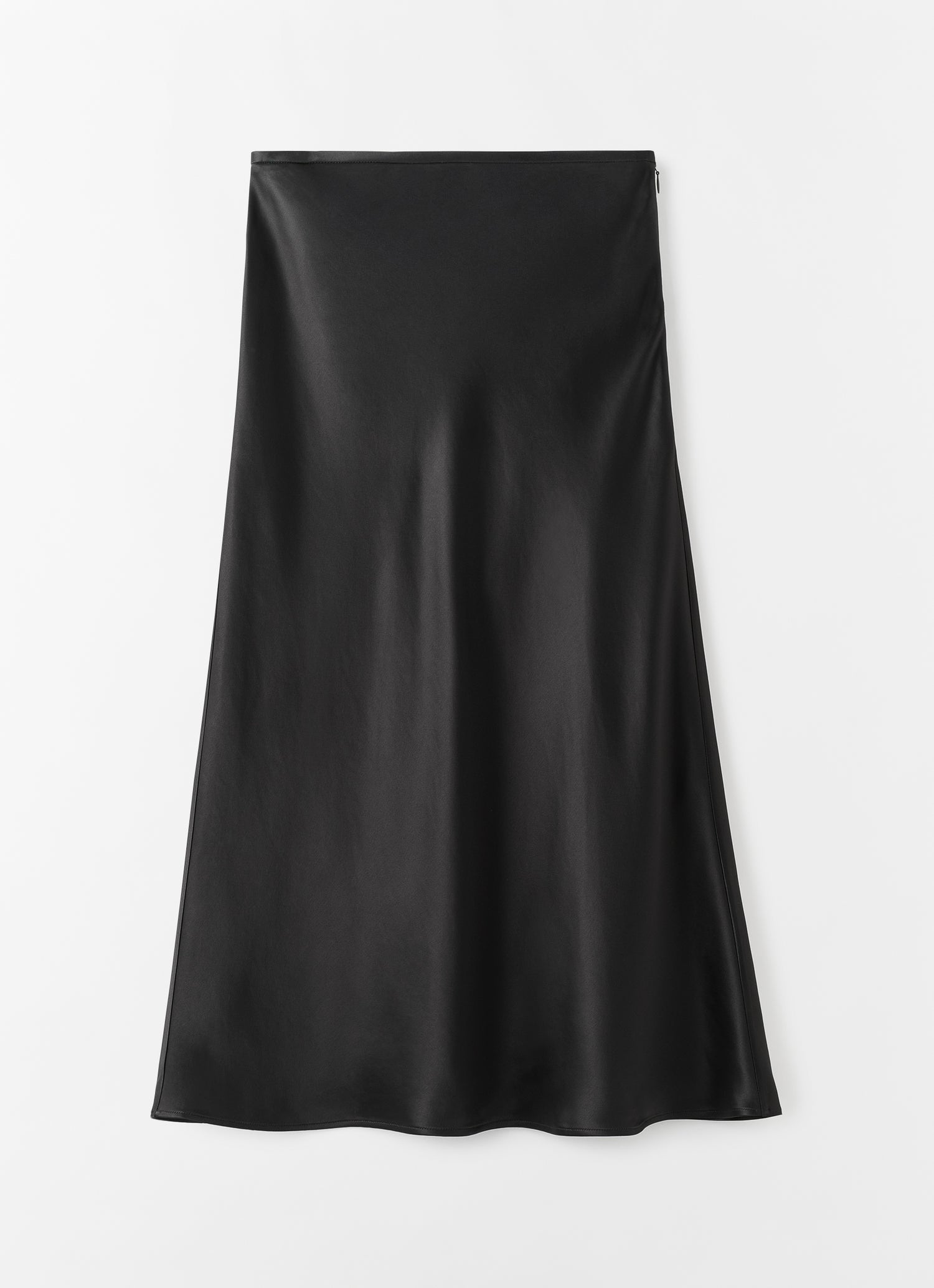 Ayla Satin Skirt, black