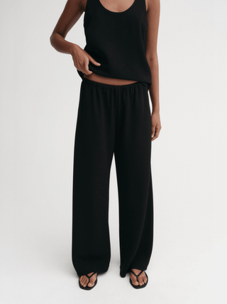 Bea Crepe Pants, black