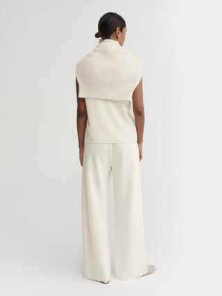 Bea Crepe Pants, cream