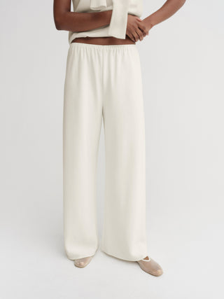 Bea Crepe Pants, cream