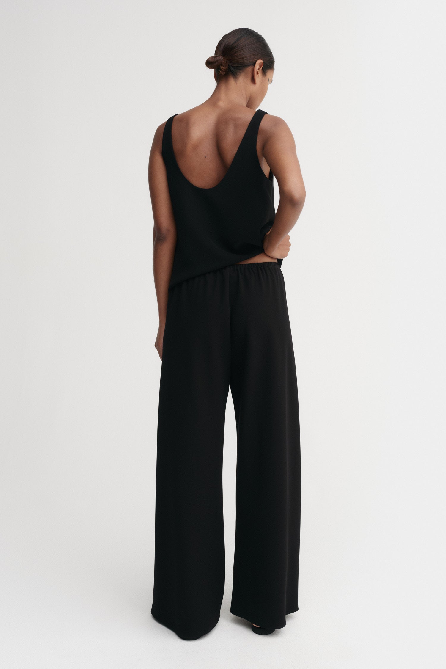 Bea Crepe Pants, black