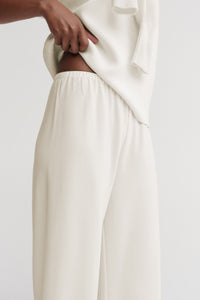 Bea Crepe Pants, cream