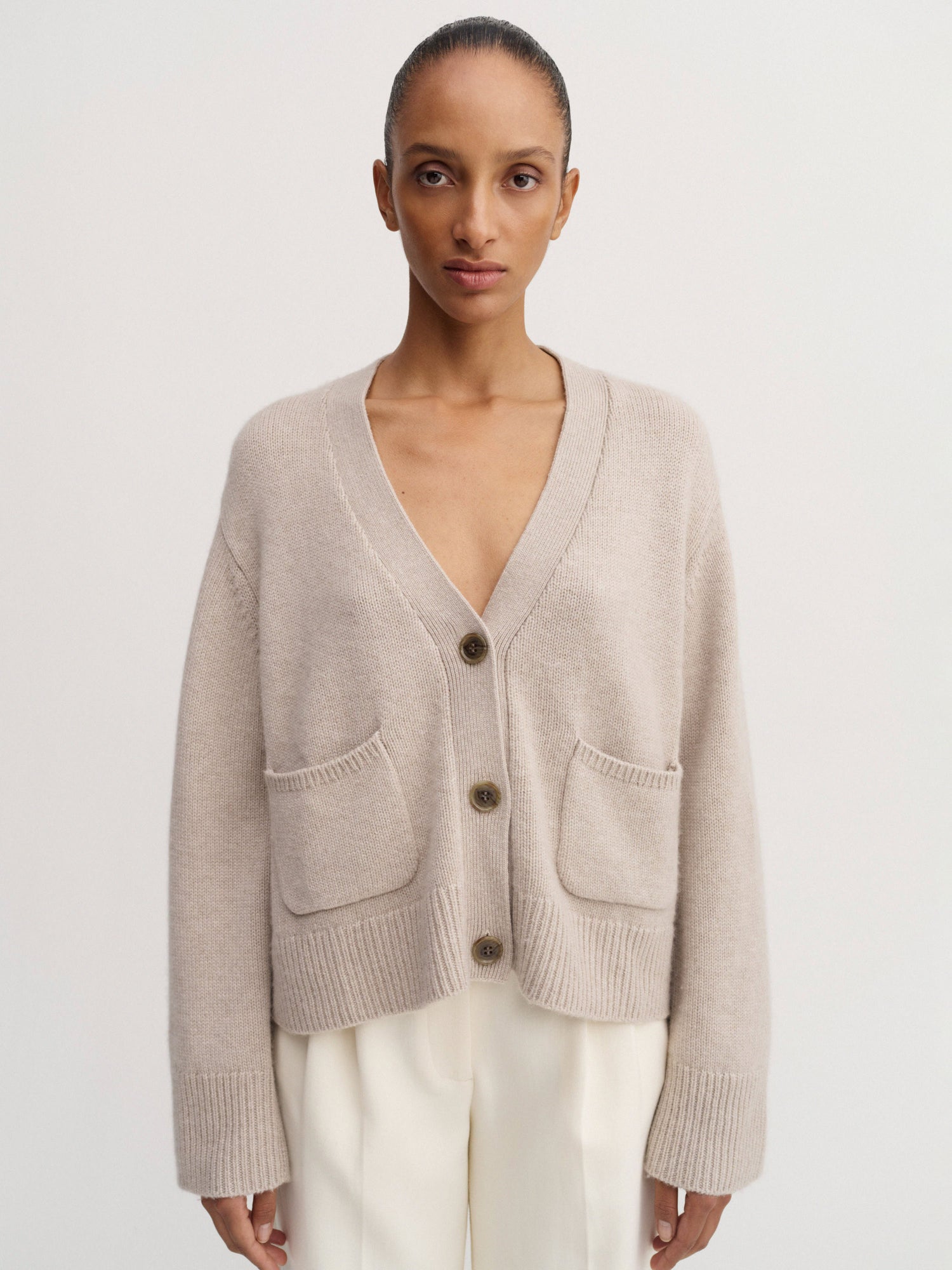 Beja Cardigan, taupe
