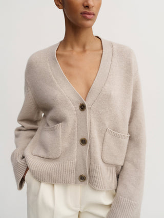 Beja Cardigan, taupe