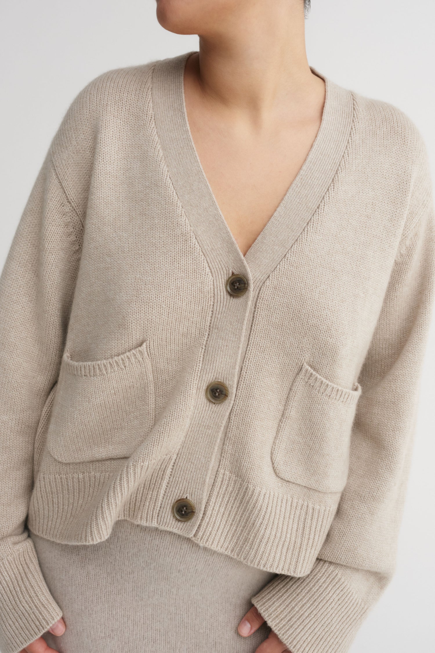 Beja Cardigan, taupe