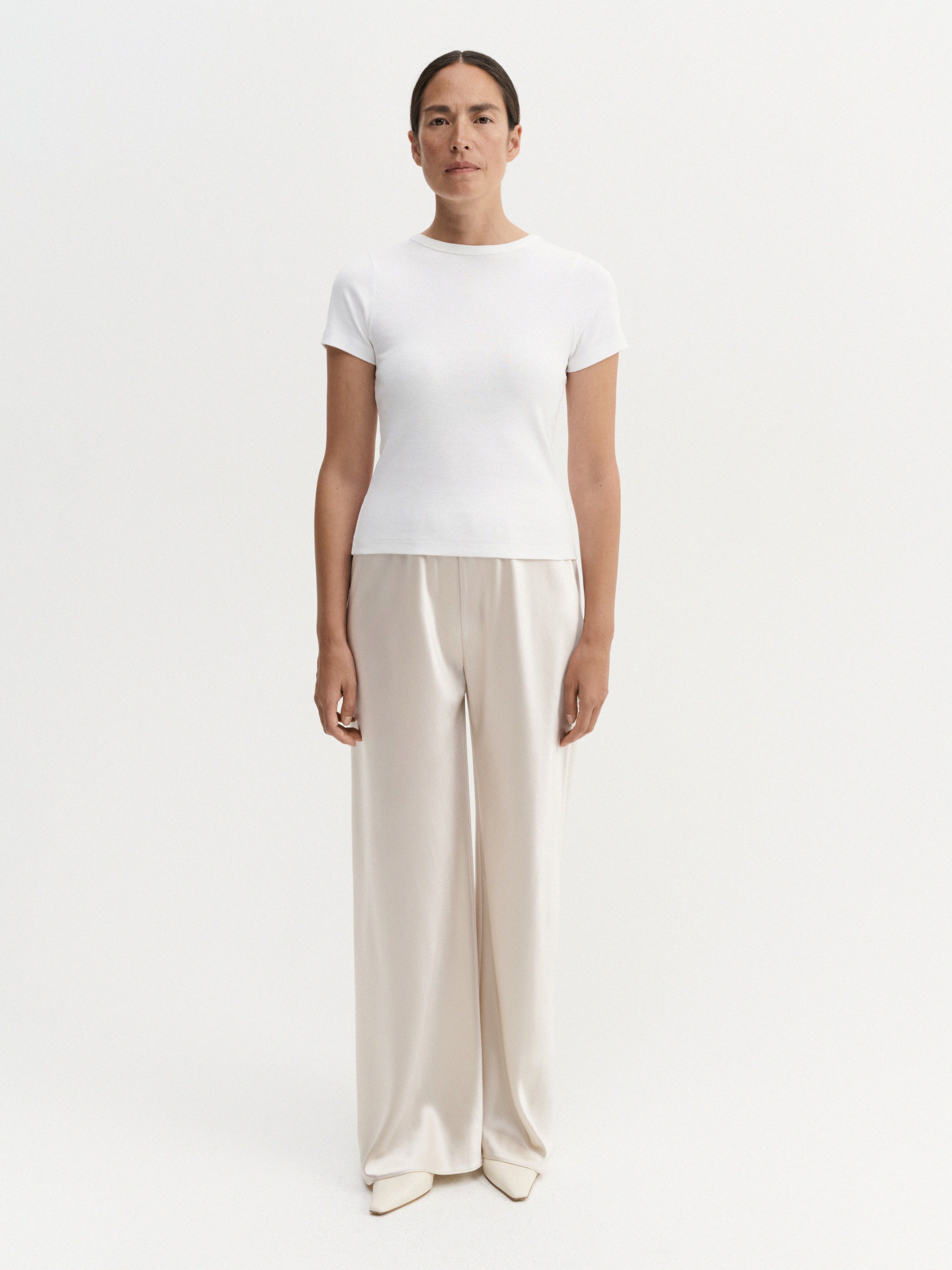 Bias Satin Pants, pearl – ALMADA LABEL
