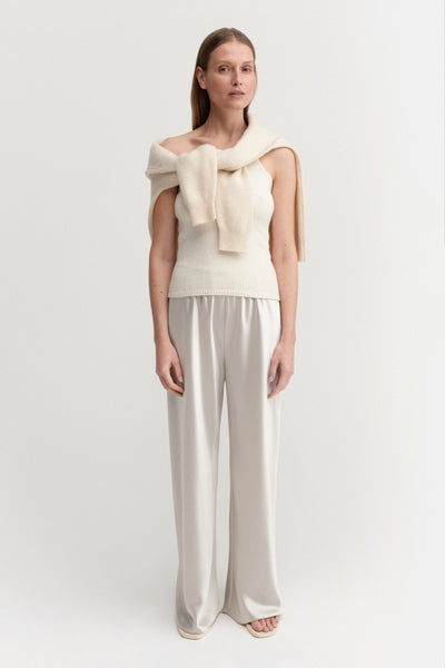 【BAON】23SS★ [BAON] Deto Line Pigment Banding Pants Beige Wool Banding Pants - Amomento – Assembly New York