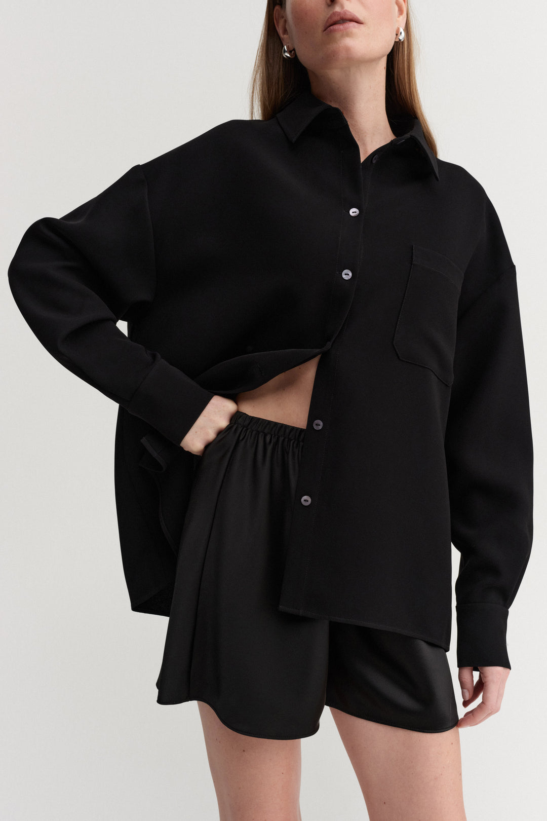ALMA-SHORTS - BLACK main image 0