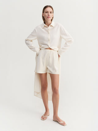 Bim Satin Shorts, vanilla