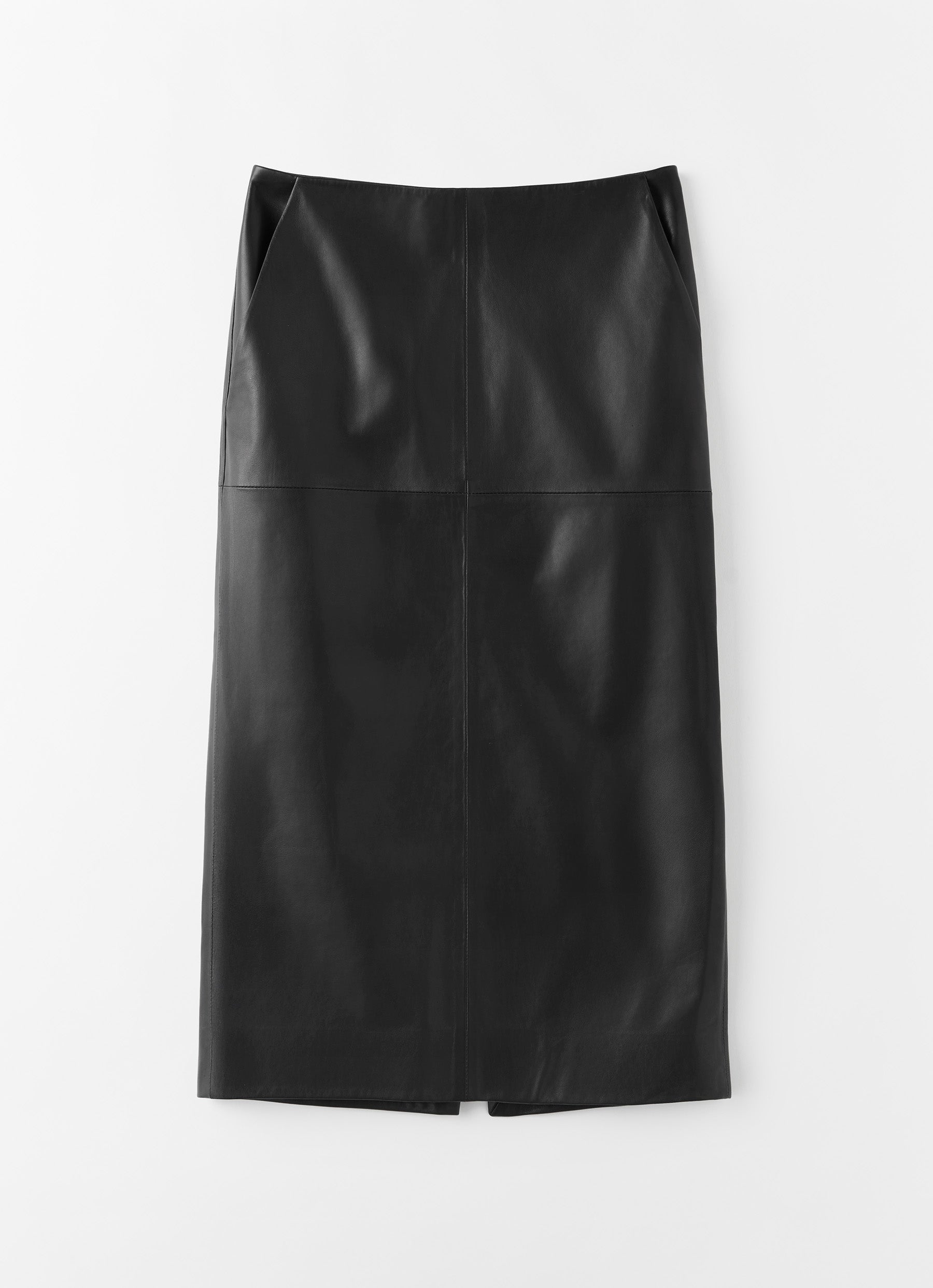Birdy Leather Skirt, black – ALMADA LABEL