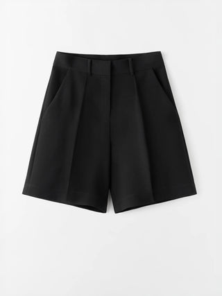 Blair Crepe Shorts, black