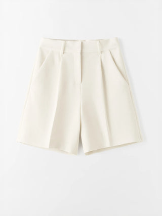 Blair Crepe Shorts, cream