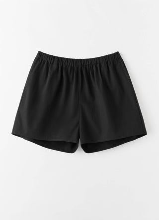 Blay Poplin Shorts, black