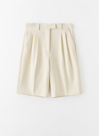 Bruna Tailored Shorts, vanilla