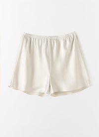 Bim Satin Shorts, pearl