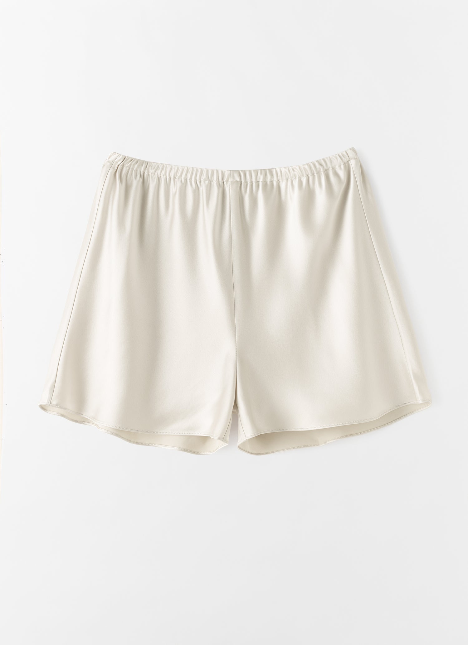 Bim Satin Shorts, pearl