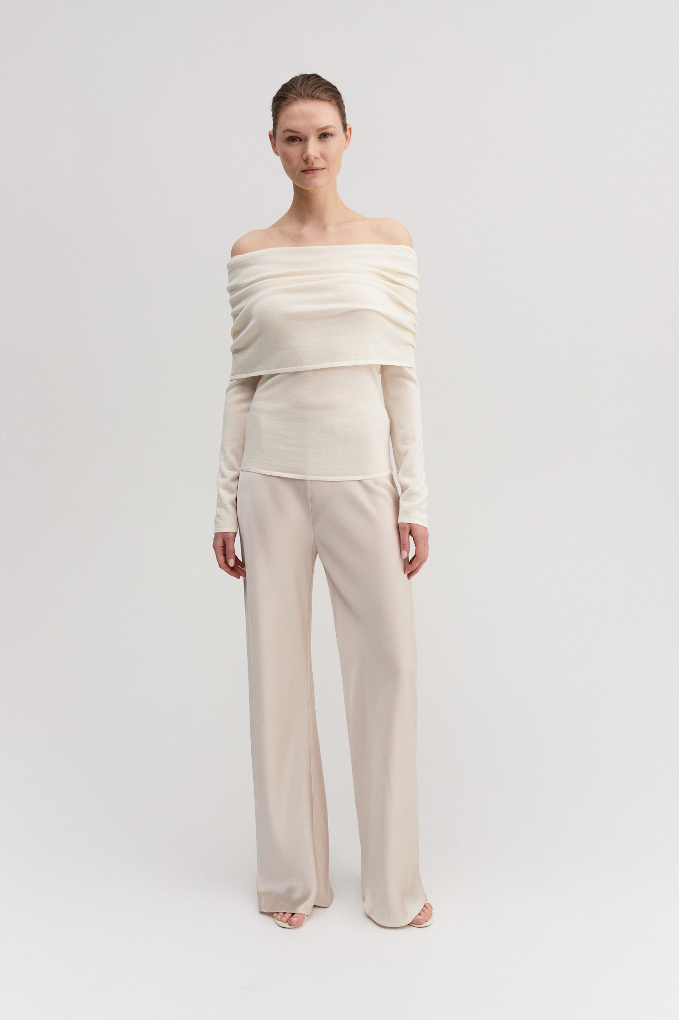 Cara Off Shoulder Top, cream