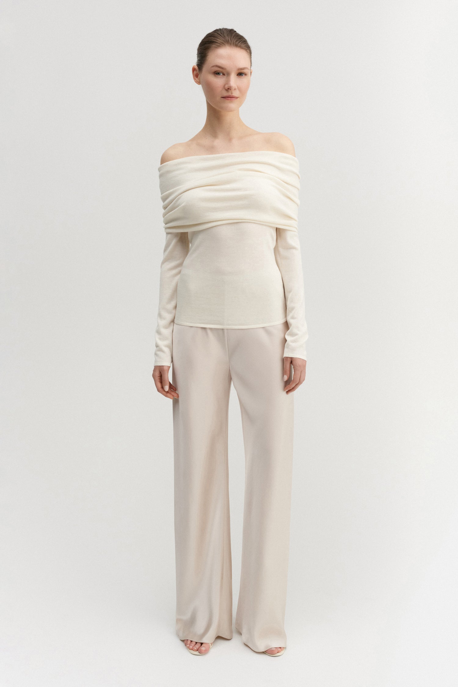 Cara Off Shoulder Top, cream