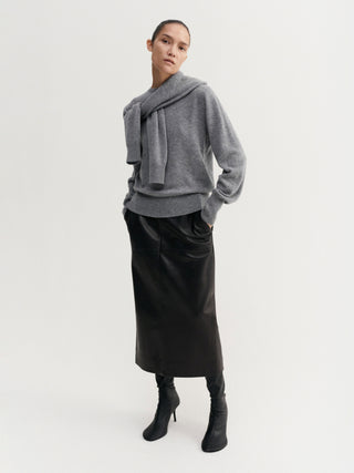 Cecile Crewneck Sweater, grey
