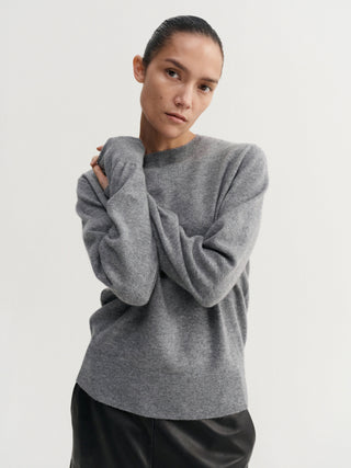 Cecile Crewneck Sweater, grey