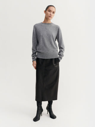 Cecile Crewneck Sweater, grey