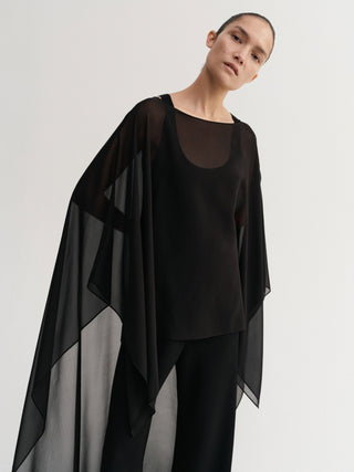 Char Cape, black