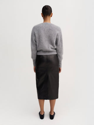 Coco Brushed Cardigan, grey