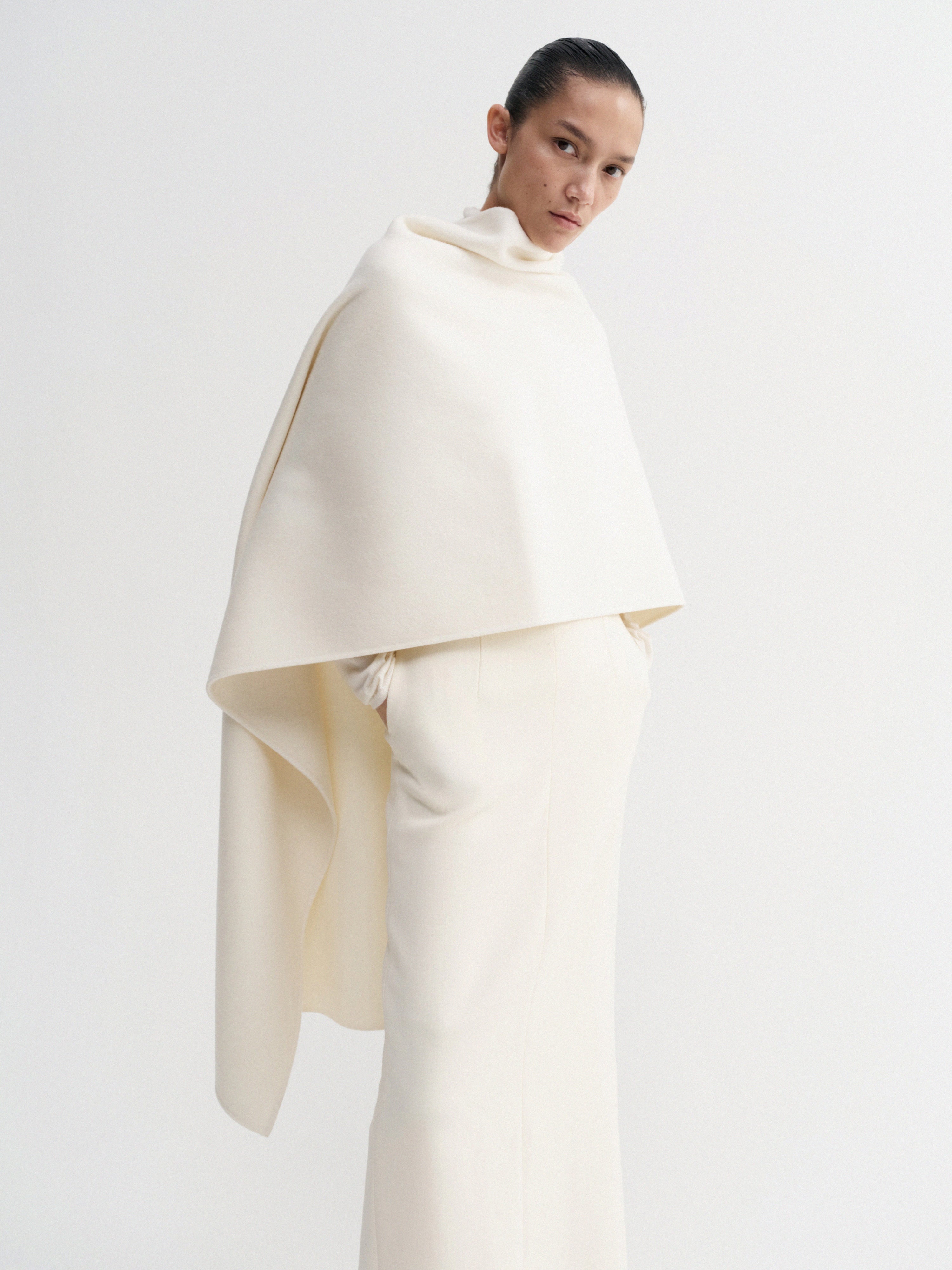 Colette Doublé Cape, cream – ALMADA LABEL