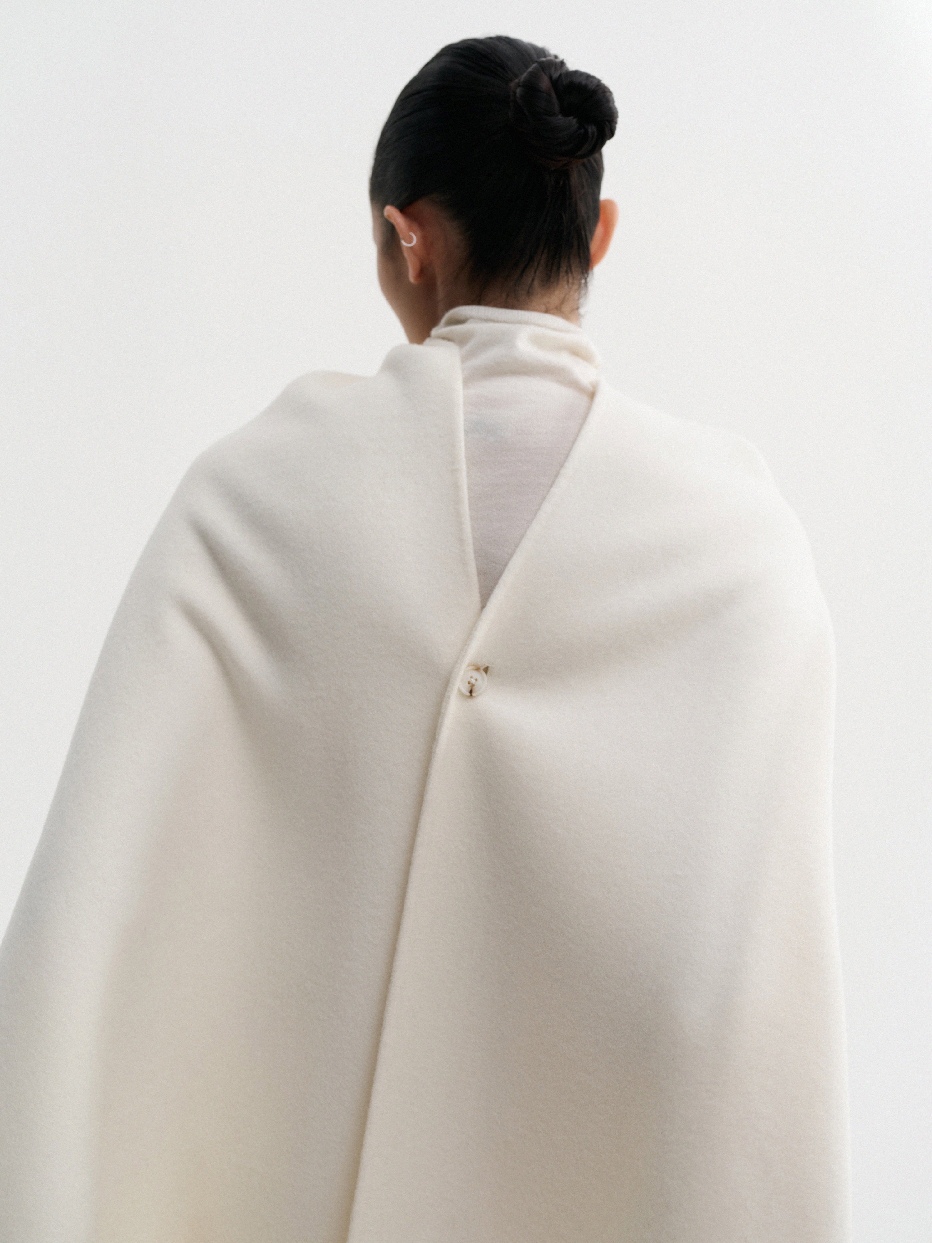 Colette Doublé Cape, cream – ALMADA LABEL