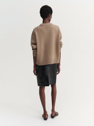 Cru Crewneck Sweater, hazel