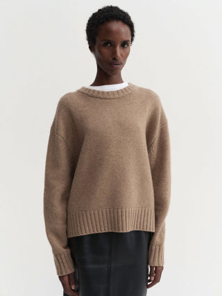 Cru Crewneck Sweater, hazel