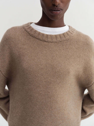 Cru Crewneck Sweater, hazel