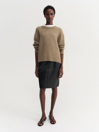 Cru Crewneck Sweater, hazel