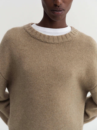 Cru Crewneck Sweater, hazel