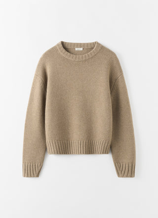 Cru Crewneck Sweater, hazel
