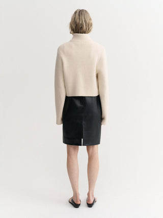 Danni Zip Cardigan, vanilla