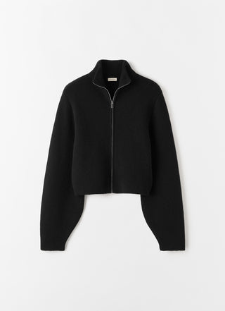 Danni Zip Cardigan, black