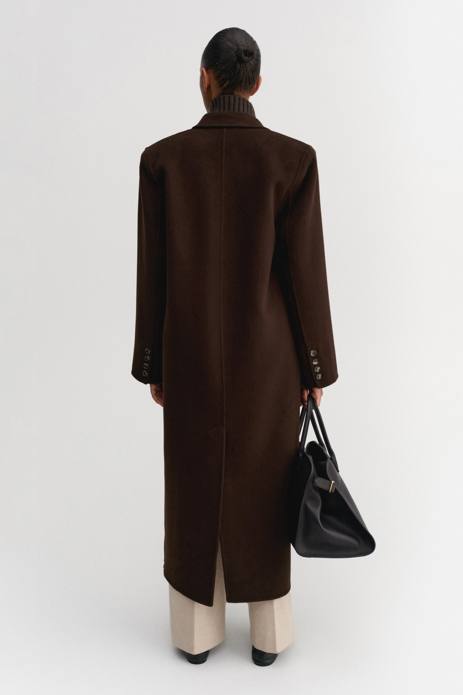 Deja Doublé Coat, chocolate