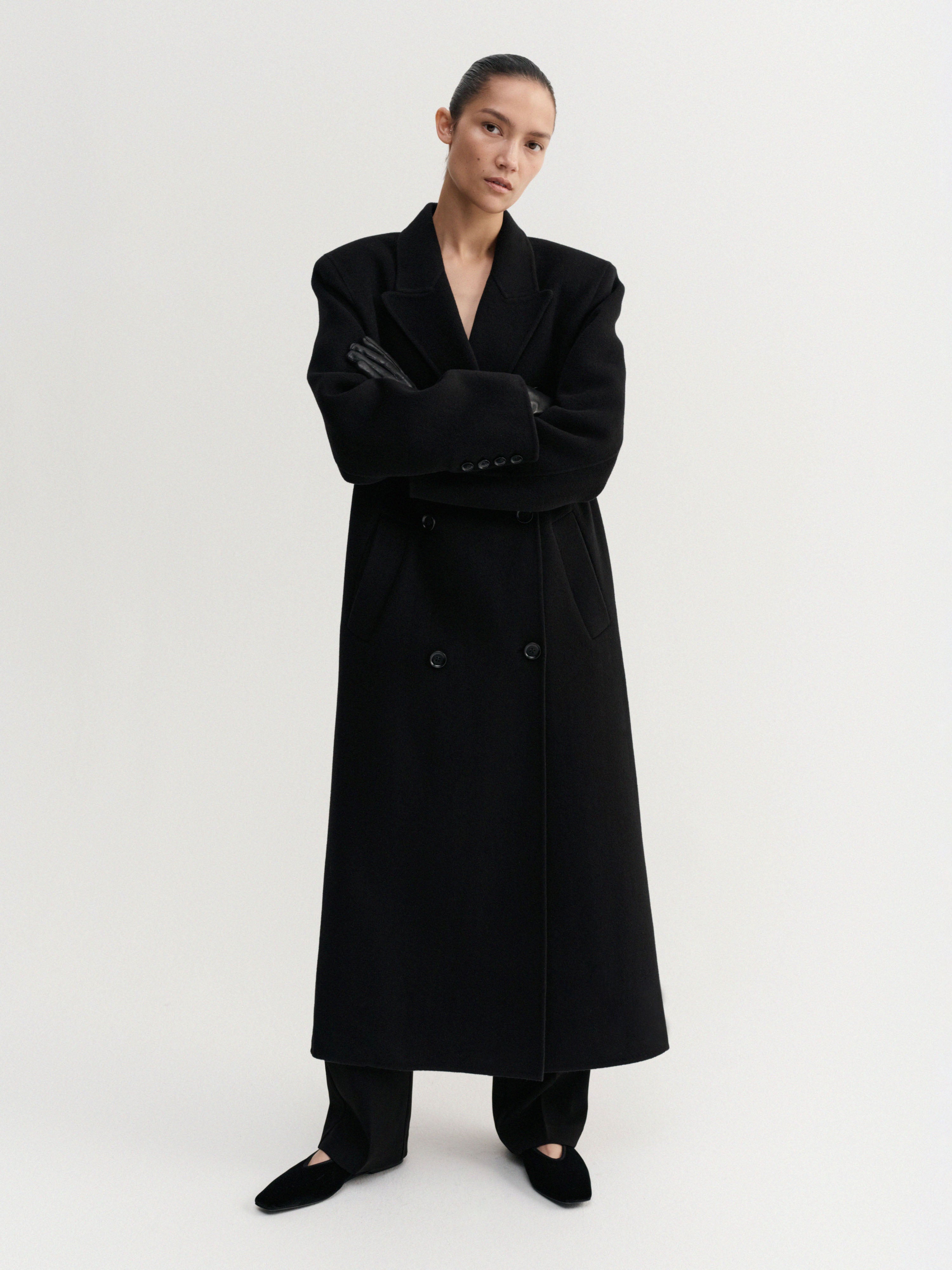 Deja Doublé Coat, black – ALMADA LABEL