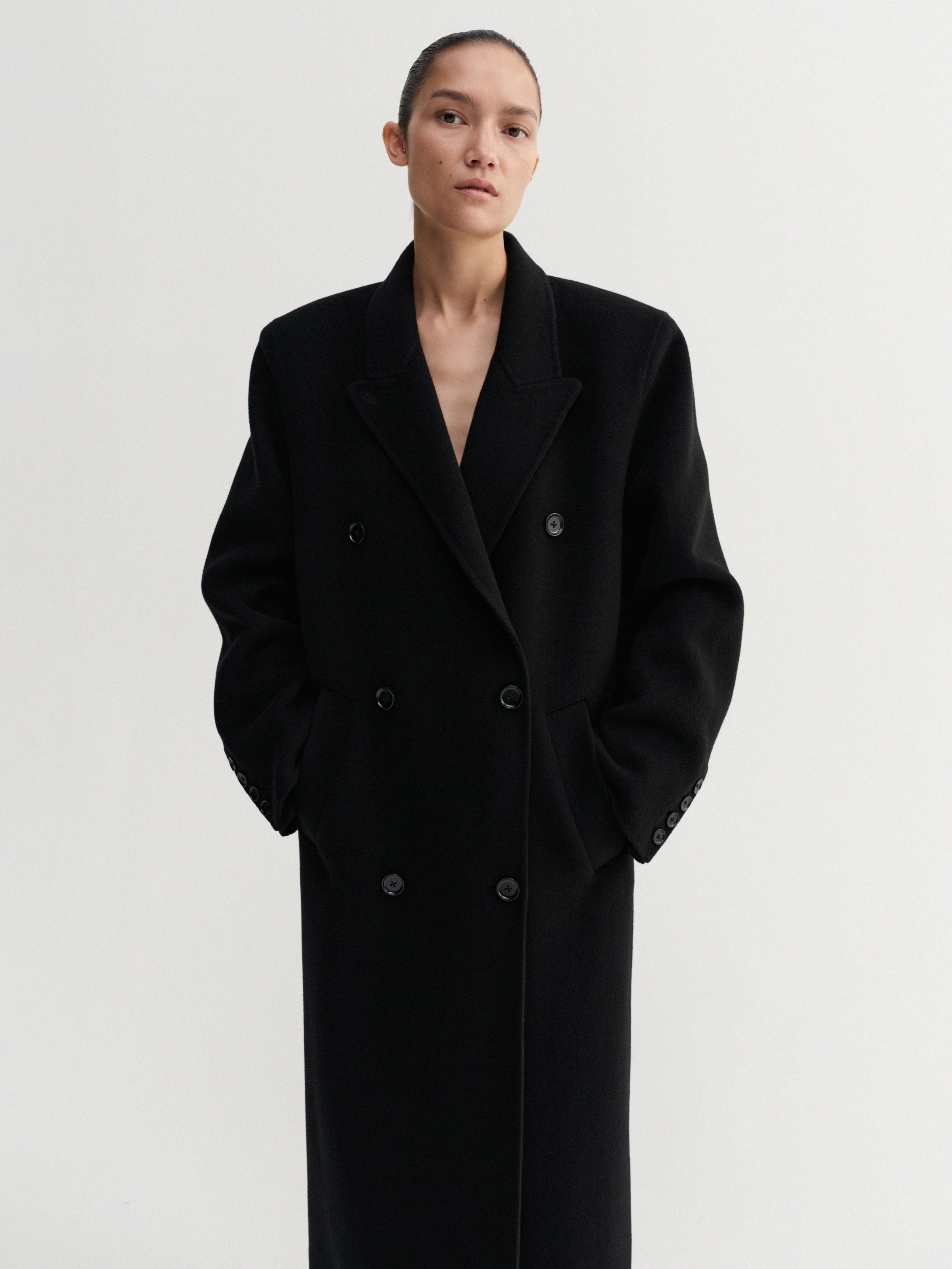 Deja Doublé Coat, black – ALMADA LABEL